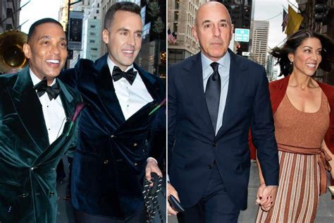 Matt Lauer and girlfriend Shamin Abas hold hands on。